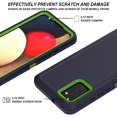 thumbnail image 3 of FFIY Compatible with Samsung A02S Case,Galaxy A02S Case with HD Screen Protector (2 Pack),Samsung Galaxy A02S Case Durable Shockproof Dustproof 3-Layer Cover for Samsung A02S Phone Case (Black), 3 of 7