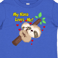 thumbnail image 4 of Inktastic My Nana Loves Me Boys or Girls Baby T-Shirt, 4 of 5