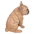 thumbnail image 2 of 15.75" Squatting French Bulldog Outdoor Garden Statue, 2 of 6