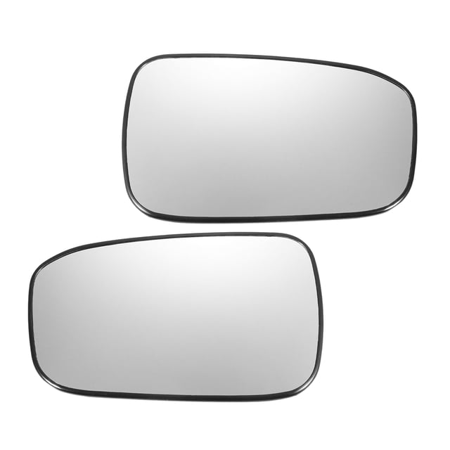 Reemplazo de vidrio del espejo retrovisor izquierdo y derecho calefaccionado en blanco con respaldo para Honda Accord 03-07