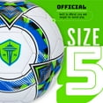 thumbnail image 2 of Franklin Sports MLS Seattle Sounders FC  Soccer Ball - Official Size 5 Soccer Ball - Regulation Size + Weight Soccer Ball for Kids + Adults - Boys + Girls Soccer Ball - Air Pump Included, 2 of 10