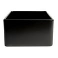 thumbnail image 6 of Black Matte Smooth Apron 24" x 18" Single Bowl Fireclay Farm Sink, 6 of 9