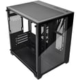 thumbnail image 2 of Gabinete Gamer XZEAL PANZER II CUBO Micro ATX Mini Torre 3 Fan Cristal Templado RGB negro, 2 of 4
