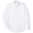 thumbnail image 1 of Essentials Chemise Popeline Décontractée à Manches Longues Coupe Régulière pour Hommes, Blanc, Grand, 1 of 1