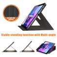thumbnail image 3 of SaniMore Case for Lenovo Tab M10 10.1 inch 3rd Generation TB-328F, 360° Rotating Swivel Stand Anti-slip Strip Auto Sleep/Wake PU Leather Luxury Pattern Full-body Protective Shockproof Shell, Galaxy, 3 of 10