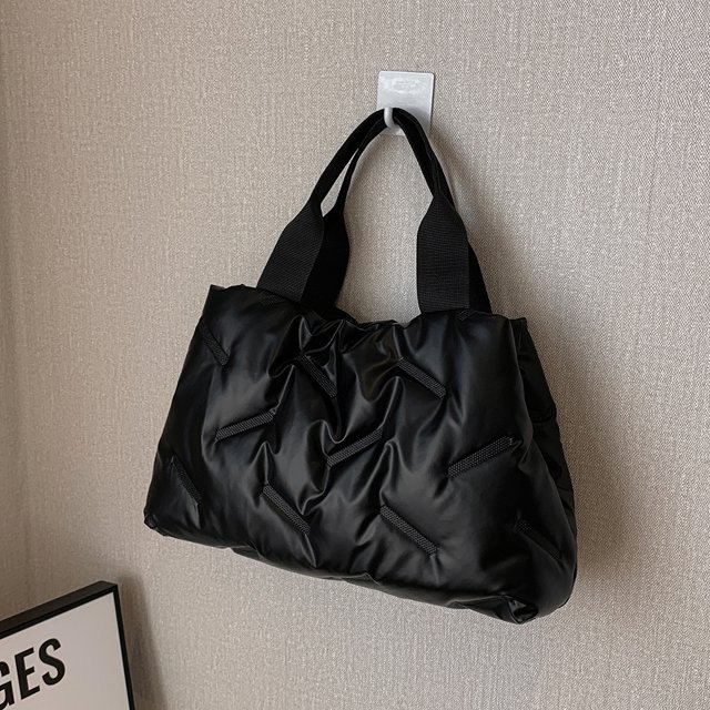 Bolso Otoño Invierno abajo algodón suave mujer algodón acolchado moda para fiesta