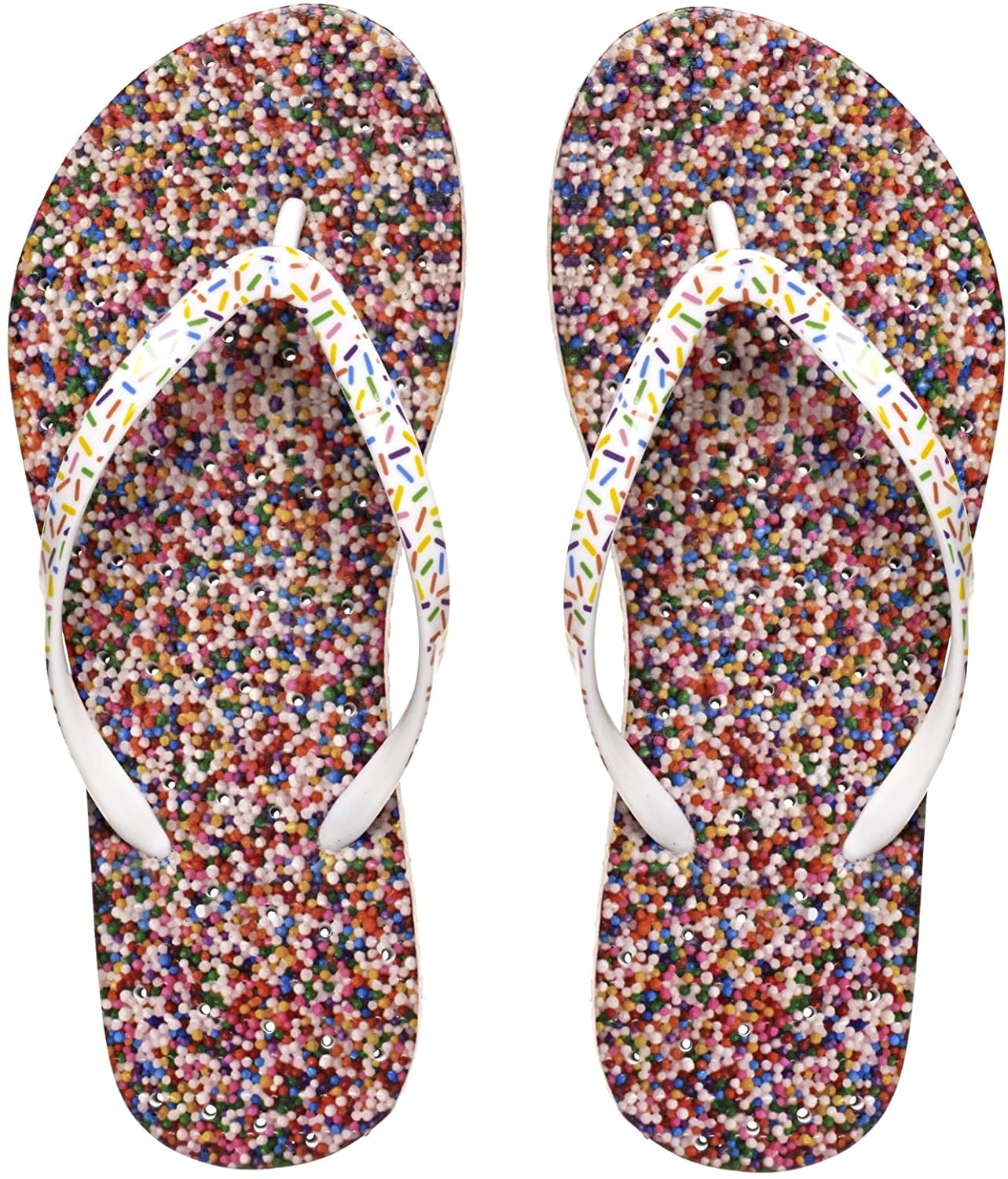 Camp and Gym Beach Elegance Collection Showaflops Girls Antimicrobial Shower & Water Sandals for Pool 
