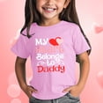 thumbnail image 2 of Yindaity Girls Boys Summer Tops Trendy Short Sleeve T-Shirt Casual Crew Neck Daily Shirt for Kids Toddler Children Cute Graphic Print Tee Blouse (Pink,3-4 Years), 2 of 6