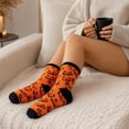 thumbnail image 4 of Voska Womens Halloween Fuzzy Socks Soft Cozy Slipper Fluffy Winter Warm Fleece Socks for Women Plush Sleeping L One Size, 4 of 6