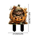 thumbnail image 3 of Décorations de Piquet de Jardin Extérieur avec Lutin Citrouille d'Halloween, 3 of 9