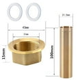 thumbnail image 1 of Faucet Fixed Foot Screw Cold Hot Water Brass Pipe Nuts Tap Repair Nut Extension, 1 of 11