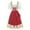 Red, variant on Lenago Womens Apron Dresses For Women Oktoberfest Costumes Multiple Color Schemes Square Collar Short Sleeves Dirndl Dresses German Dresses Festival Bavarian Costume Beer Carnival Women Party Dresses