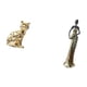thumbnail image 5 of Figura de escritorio,Estatua de gato en estante,escritorio,oficina,decoración del hogar,Figura de escritorio,Figuras africanas de arte,artesanías,escritorio coleccionable,Estatua de mujer, 5 of 8