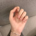 thumbnail image 2 of Fofosbeauty 24pcs Press on False Nails, Square Fake Nails, Nude Gold, 2 of 8