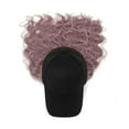 compatible with Motown Wig Curly Synthetic Long Hair Wig Hat Attached