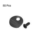 thumbnail image 3 of Frame Turn Button, 1/2" Metal Round w Screws for Hanging Pictures, 50 Pcs (Black ), 3 of 4