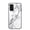 White, variant on SaniMore Case for Samsung Galaxy A34 5G 6.5" 2023, Transparent Glass & TPU Bumpers 3-Layer Shock Absorbing Lightweight Marble Glass Full Body Protective Shell for Samsung A34 5G, Gold Black