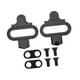 thumbnail image 3 of Juego de 2 calas para pedales Click, calas para bicicleta, placas para zapatillas de bicicleta compatibles con SPD Negro, 3 of 9