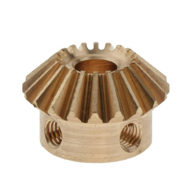 1 Engranaje Cónico de Latón del Módulo 20, Orificio de 5 a 6,35 Mm Agujero de 6 mm M4x2 Cobre