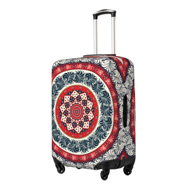Fotbe Round Design Funda Protectora para Equipaje, Antirrayones y Resistente a la Suciedad, Compatible con Maletas de 18 a 32 Pulgadas-Large
