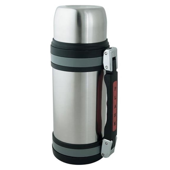 BRENTWOOD FTS-1500 1.5-Liter Stainless Steel Vacuum Bottle with Handle