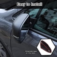 thumbnail image 5 of TINKI 2PCS Rearview Mirror Covers for Honda Pilot 2016-2022/ Ridgeline 2020-2023/ Passport 2019-2023, ABS Material Door Side Mirror Guard Cover Cap Exterior Accessories, 5 of 14