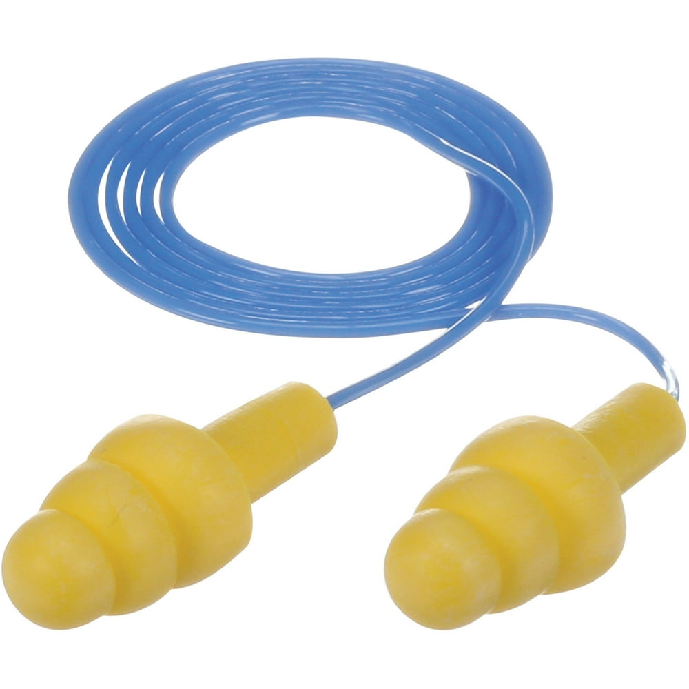 EAR UltraFit Corded Earplugs, Yellow, 100 / Bag (Quantity) Walmart