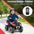 thumbnail image 3 of OLAKIDS Kids ATV with Spray Function, Remote Control, Storage Trunk, 6V Electric Toddler Ride on Toy, 3 of 9