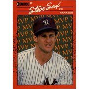 1990 Donruss Steve Sax #BC-22 Base Set Baseball Card NM-MT New York Yankees New York Yankees MLB Baseball Trading Card