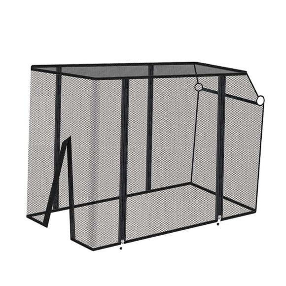 DYNWAVECA Wagon Net, Wagon Accessories Portable Mesh for Garden Beach Cart Outdoor Utility Folding Wagon Camping Cart