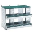 thumbnail image 6 of Leumius Nesting Boxes for Chickens,6-Hole Chicken Nesting Boxes, Large Vented Holes Chicken Coop Box for Outdoor Chicken Coop Farm Yard,Green, 6 of 7