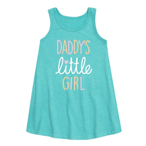 Instant Message - Celebrate Family - Daddy's Little Girl - Toddler & Youth Girls A-line Dress