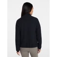 thumbnail image 4 of Ozark Trail Women's and Women's Plus Mock Neck Fleece Jacket, Sizes XS-2X, 4 of 6