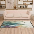 thumbnail image 6 of Bed Long Carpet Bed Rug 72x23.5In Indoor Non-Slip Durable Carpet Floor Mat Runner Rug Bedroom Hallway Carpet Machine Washable Watercolor Blue Bird, 6 of 8