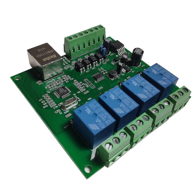 LAN Ethernet RJ45 TCP/IP WEB Remote Control Board with 4 Channels Relay UDP W5500 Networking Contro