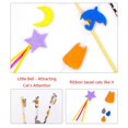 thumbnail image 4 of Lovely Cat Toy with Long Tassels Cat Exercise Indoor Toy Kitten Wand Bells Toy Bells Cat Tassel Toy, 4 of 4