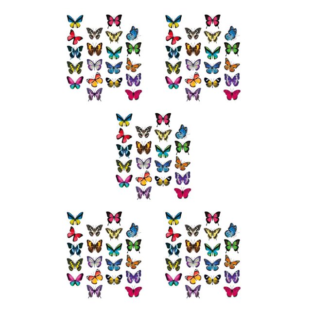 Matsuzay Pegatinas de mariposa para ventana, adhesivos anticolisión para ventana, calcomanías reutilizables, película para vidrieras Type2 NO2 Matsuzay CBP441476