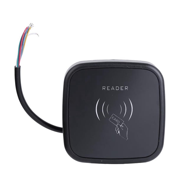 M Buder Lector de Control de Acceso RFID Wiegand 26/34 13.56MHz/125KHz Impermeable IP65 ABS Lector de Tarjetas ID