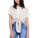 thumbnail image 1 of Blusa Sin Mangas Con Lazo Frontal Estampado Free People Blanco Mediano, 1 of 1