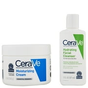CeraVe Moisturizing Cream 12 oz & Hydrating Cleanser 3 oz