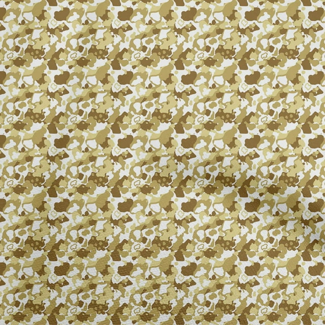 oneOone Polyester Spandex Beige Fabric Abstract Craft Projects Decor Fabric Printed By The Yard 56 Inch Wide