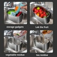 thumbnail image 3 of Kitchen Sink Strainer Sink Drain Basket Fruit Vegetable Drainer Drain Filter for Leftovers Soup Garbage Kitchen Tool, 3 of 8