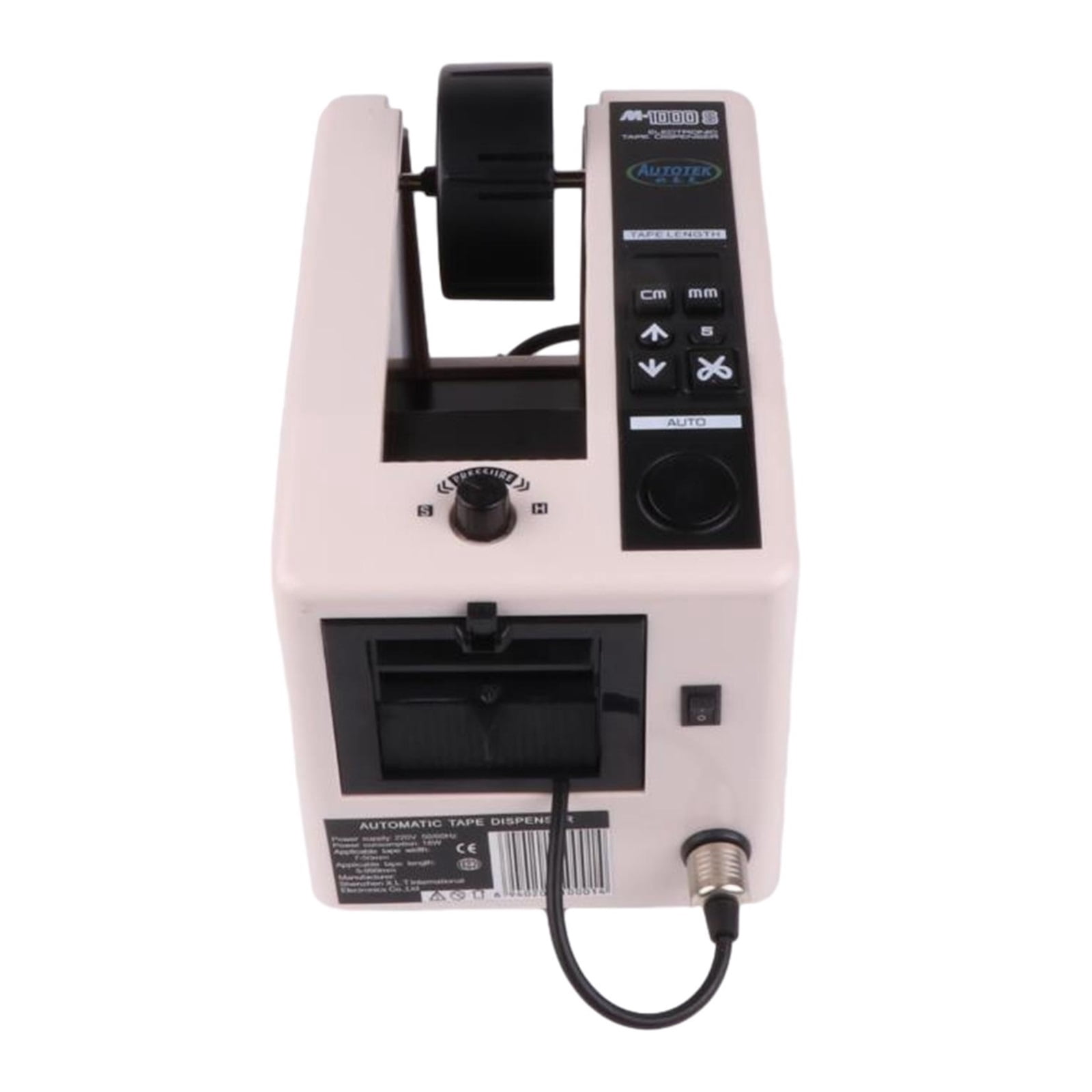 Automatic Tape Dispenser Electric Tape Cutting Machine for 8-50mm Width Masking Tape Transparent Tape Commercial or Personal Use