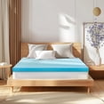 thumbnail image 6 of 4 Inch Mattress Topper Memory Foam Queen Mattress Pad Bed Topper Ventilated High Density Pad, CertiPUR-US Certified, 6 of 9