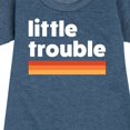 thumbnail image 3 of Instant Message - Trouble Little - Toddler & Youth Girls Fleece Dress, 3 of 6