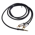 thumbnail image 2 of Conector jack de 3,5 mm Macarena Divisor de auriculares Cable de audio estéreo 1m, 2 of 8