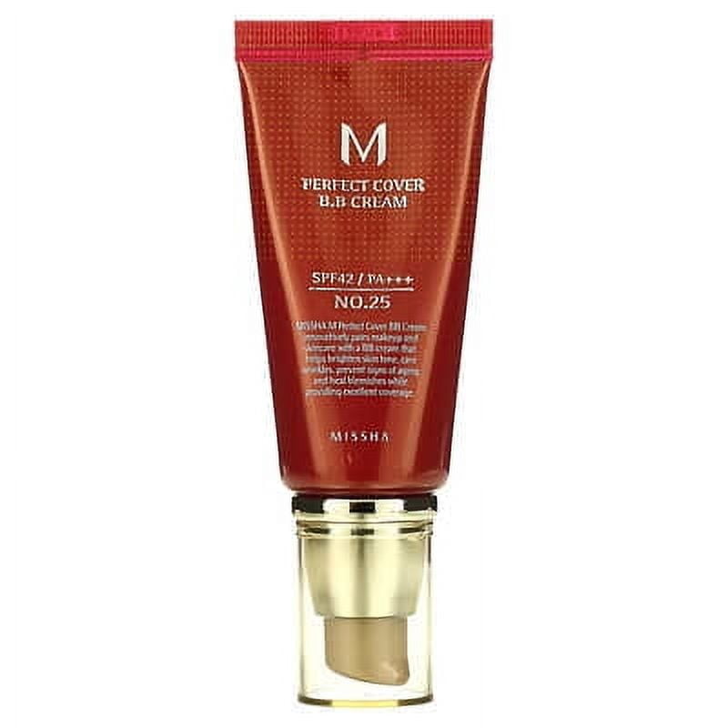 Korean Missha M Perfect Cover BB Cream, SPF42 PA+++, No. 13 Bright Beige,  1.7 Fl.Oz. - Walmart.com