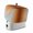 Grey Burnt Orange, variant on Sage Green Grey Ombre Toaster Cover 2 Slice, Modern Abstract Art Gradient Dustproof Bakeware Oven Protector with Top Hook, Waterproof Small Kitchen Appliance Toasters Dust Cover, 12"x7.5"x8"