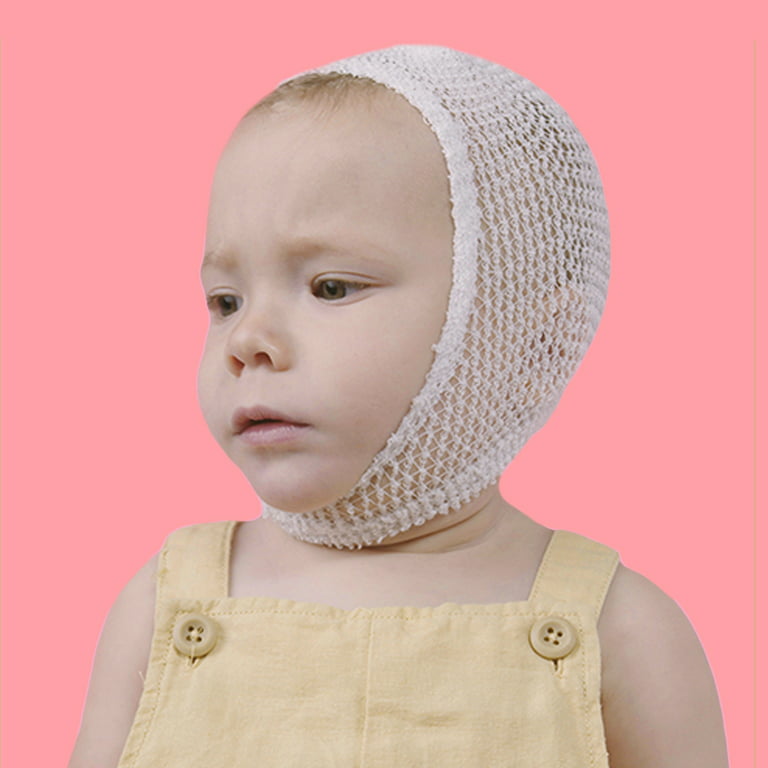 Otostick Baby Cap, 3ct Mesh Fabric Ear Protection Bonnet, Orthopedic Ear  Pinning Support for Babies 