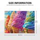 thumbnail image 2 of Fotbe Rainbow Melting Ice Cream Alfombrilla de Secado para Cocina con Estampado, 18x24 Pulgadas, 2 of 7